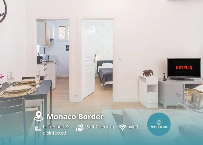 Limitrophe Monaco - Hypercentre - Joli Appartement - Cd